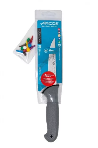 Arcos Colour Prof konyhakés, 13 cm penge, csúszásmentes gumírozott markolat, színkódos 