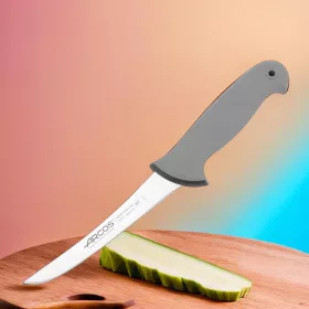  Arcos Colour Prof csontozókés, 15 cm hajlított penge, csúszásmentes gumírozott markolat, színkódos