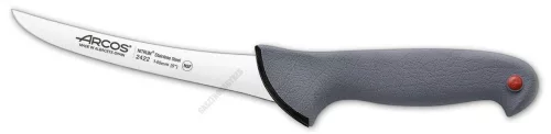 Arcos Colour Prof csontozókés, 15 cm hajlított penge, csúszásmentes gumírozott markolat, színkódos