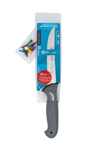 Arcos Colour Prof csontozókés, 15 cm penge (vastag), csúszásmentes gumírozott markolat, színkódos