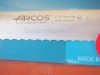 Arcos Colour Prof szeletelőkés, 30 cm-es hullámos penge, csúszásmentes markolat, színkódos