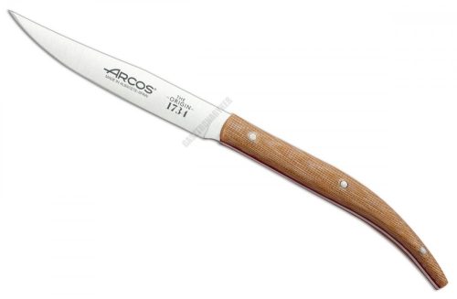 Arcos steak kés Micarta nyéllel, barna