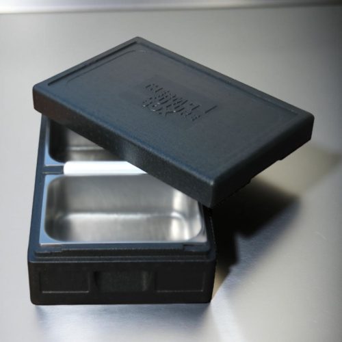 Fagylaltszállító thermodoboz 2 db tégelyhez