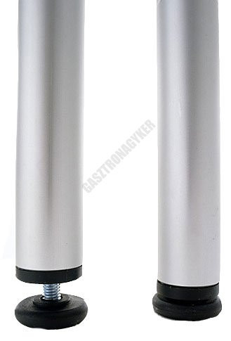 Aluplast állvány 4 polccal, 180 cm magas, 40 cm mély