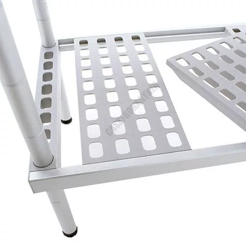 Aluplast állvány 4 polccal, 180x90x50 cm