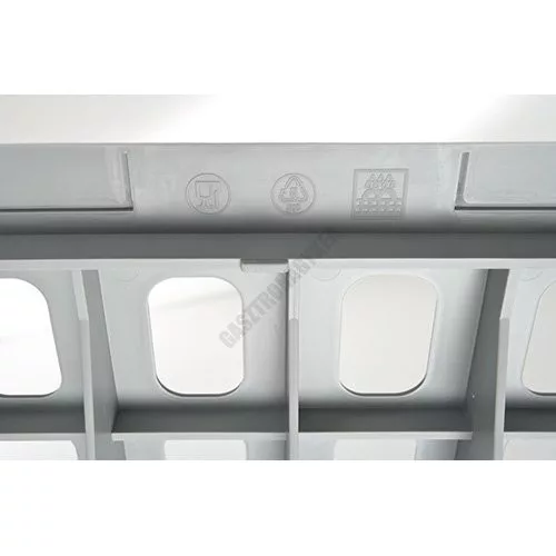 Aluplast állvány 4 polccal, 200 cm magas, 40 cm mély