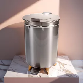   Lábpedálos hulladék- és moslékgyűjtő 75 literes, 450×630 mm