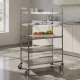 Zsúrkocsi, tálalókocsi 5 polcos, 60 kg/polc, rozsdamentes