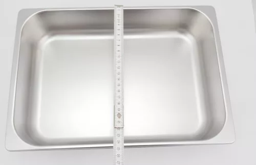 Fagylaltos tégely, 5 liter 360×250×80 mm rozsdamentes
