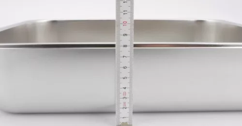 Fagylaltos tégely, 5 liter 360×250×80 mm rozsdamentes