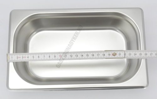 GN edény, 1/4 65 mm, 1,8 l, rozsdamentes