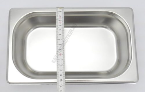 GN edény, 1/4 65 mm, 1,8 l, rozsdamentes