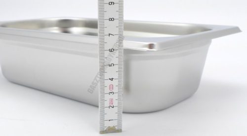 GN edény, 1/4 65 mm, 1,8 l, rozsdamentes