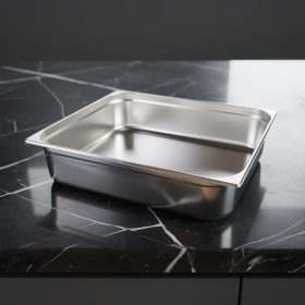 GN edény, 2/1 150 mm, 42,5 l, rozsdamentes
