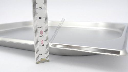 GN edény, 2/3 20 mm, 1,5 l, rozsdamentes