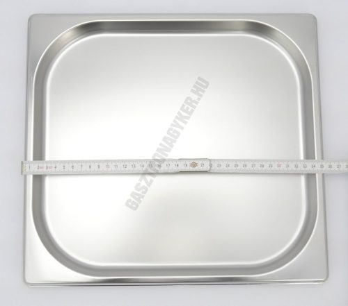 GN edény, 2/3 20 mm, 1,5 l, rozsdamentes