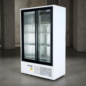   Csúszó üvegajtós hűtővitrin több színben, bruttó 850 literes