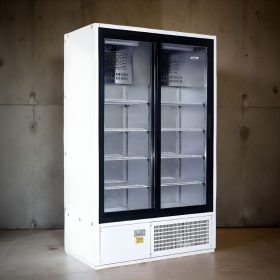  Csúszó üvegajtós hűtővitrin több színben, bruttó 1200 literes