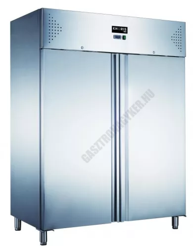 Kétajtós rozsdamentes hűtőszekrény 1300 l, KH-GN1410TN