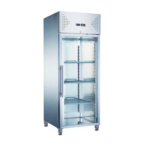 KHORIS Rozsdamentes hűtővitrin 650 l