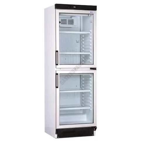 Két üvegajtós hűtővitrin 345 literes, 1 légtér