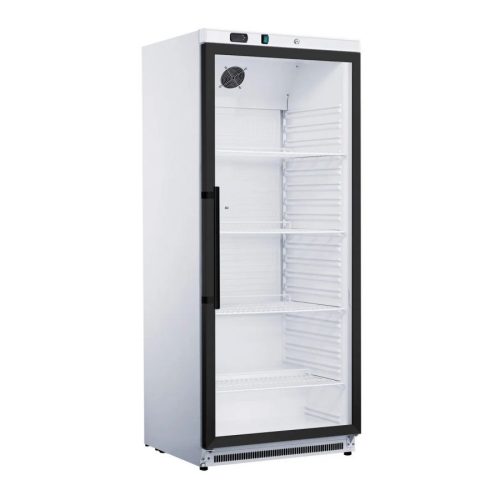 Üvegajtós hűtőszekrény rozsdamentes külső, statikus, 595 liter, KH-XR600G-H6C-S-S