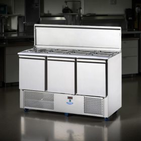 Salátahűtő 3 ajtóval GN 1/1 1380×700×880 mm SL03EKO