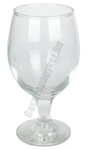 Kouros söröspohár, 390 ml, talpas, üveg