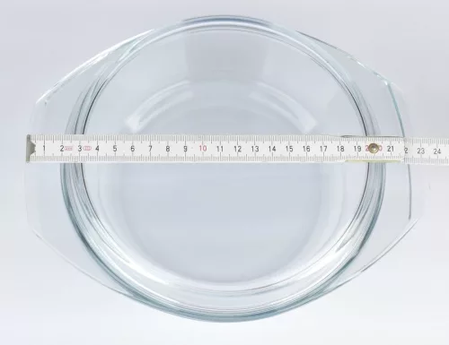 Simax Hőálló jénai tál fedővel kerek 1,5+0,6 liter