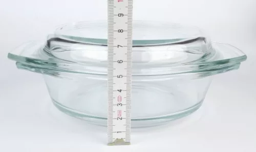 Simax hőálló jénai edény fedővel 0,7 liter+0,3 liter