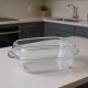 Simax hőálló jénai kenyérsütő (kacsasütő) tál fedővel, 8 liter