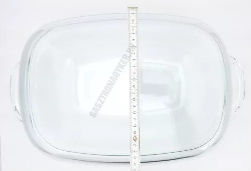 Simax hőálló jénai kenyérsütő (kacsasütő) tál fedővel, 8 liter