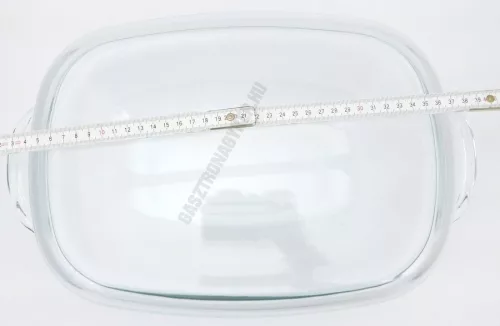 Simax hőálló jénai kenyérsütő (kacsasütő) tál fedővel, 8 liter