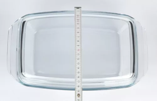 Simax hőálló jénai sütőtál fedővel szögletes, 2,8 liter+2 liter