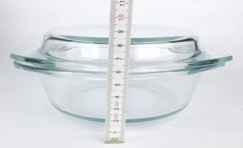 Simax hőálló jénai edény fedővel 1,0 liter+0,4 liter