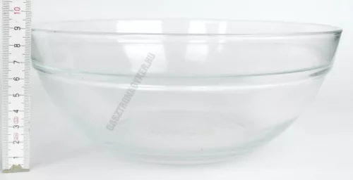 Empilable tál, 23 cm, 2,8 l, üveg, sorolható