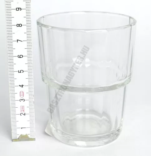Norvege vizespohár 160 ml, üveg, szilánkmentes törés