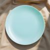 Diwali Light Turquoise lapostányér, 19 cm, türkiz, üveg