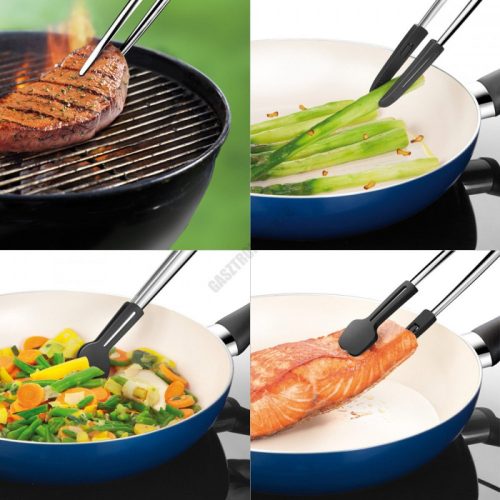 Multifunkciós csipesz, séfcsipesz/tálalócsipesz, 30 cm, Presto