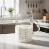Mérőkancsó, 1 l, üveg, Delícia