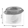 Citromfacsaró tartállyal, 13,5 cm, Vitamino
