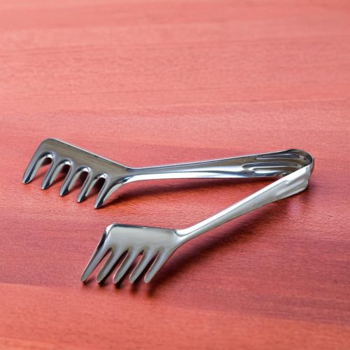 Spagetticsipesz, 20×4×6 cm, rozsdamentes
