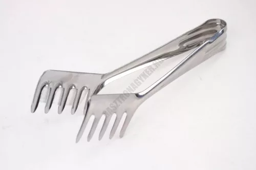 Spagetticsipesz, salátacsipesz, 20×4×6 cm, rozsdamentes