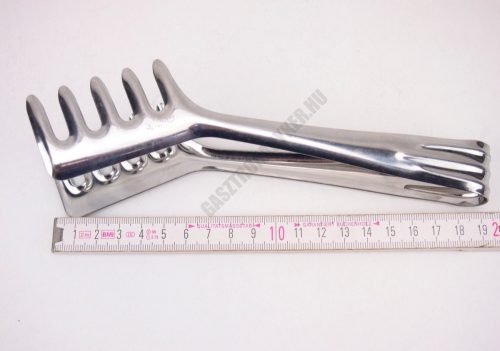 Spagetticsipesz, salátacsipesz, 20×4×6 cm, rozsdamentes