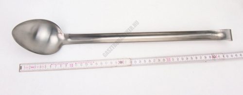 Tálalókanál, szervírozókanál, extra erős rozsdamentes, mértékjelölt nyéllel, teljes hossza 45 cm, rm