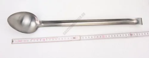 Tálalókanál, szervírozókanál, extra erős rozsdamentes, mértékjelölt nyéllel, teljes hossza 45 cm, rm