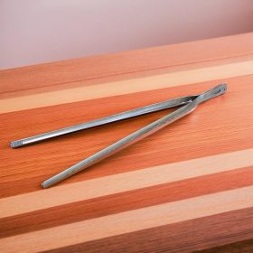 Tálalócsipesz/séfcsipesz, 31,5 cm, rozsdamentes