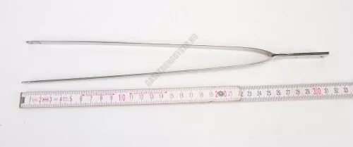 Tálalócsipesz/séfcsipesz, 31,5 cm, rozsdamentes