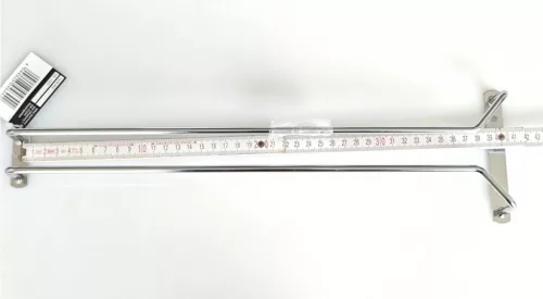 Pohártartó sín, 41,5 cm, króm