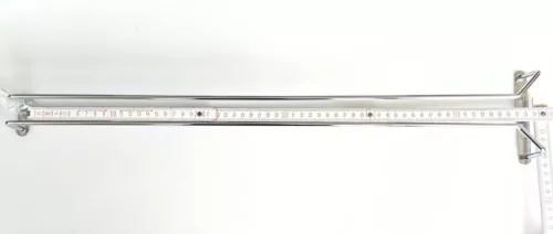 Pohártartó sín, 61,5 cm, króm